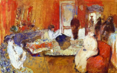 edouard vuillard, 1905 ~ in the red room