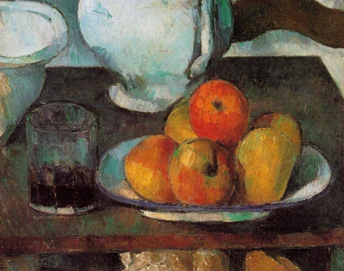 paul cezanne ~ still life with apples, 1879