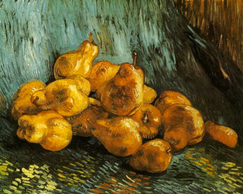 vincent van gogh ~ still life with pears, 1888